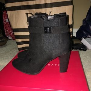 Kelly & Katie black ankle boots